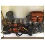 SHELF LOT OF BRIGADE VIDEO & PHOTO  CASES & MORE