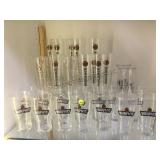 COLLECTION OF BEER GLASSES