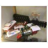 "TOY STATE" TRAIN SET, ENGINE, CAR & TRACK