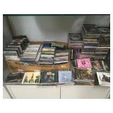 SHELF LOT OF CD
