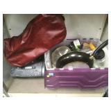 SHELF LOT HP FAX MACHINE, KITCHEN WARE & MORE