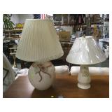 PAIR OF CERAMIC BASED TABLE LAMPS