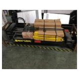 MAXJAX 2 POST CAR LIFT, NEW UNASSEMBLED