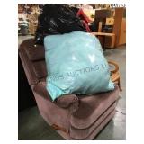 LAZY BOY RECLINER W/ COMFORTER & MORE