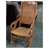 CANE BACK/SEAT ROCKING CHAIR
