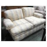 PEACH COLORED LOVE-SEAT