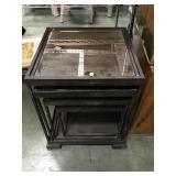 MIRRORED TOP NESTING TABLES