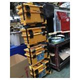 4 PIECE STACK-N-STORE TOOL BOXES W/NEW TOOLS