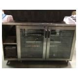 PERLICK DOUBLE DOOR STAINLESS COOLER
