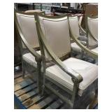 GREEN RIVOLI DINNER CHAIR W/ARMS, 2XMONEY