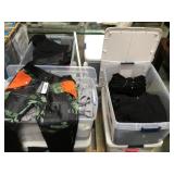PALLET LOT OF NEW CLOTHING , 8 BINS, "DAMN PIGEON"