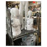 CART FULL OF MANNIQUIN PARTS
