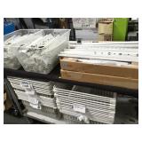 CART LOT, FULL IKEA SHELVING SET-UP