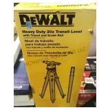 DEWALT HEAVY DUTY TRANSIT LEVEL W.TRIPOD,GRADE ROD