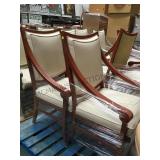 RED RIVOLI ARMLESS CHAIRS, 4XMONEY