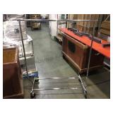 METAL ROLLING CLOTHING RACK