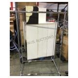 DOUBLE METAL CLOTHING RACK