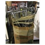 LOT OF DISASSEMBLED CLOTHING RACKS