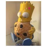 1995 ' TREASURE CRAFT ' BART SIMPSON COOKIE JAR