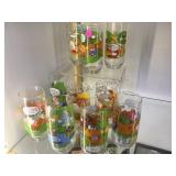 GROUP OF VINTAGE MCDONALDS 'CAMP SNOOPY' GLASSES