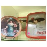 7 COCA-COLA REPRODUCTION SERVING TRAYS NOS