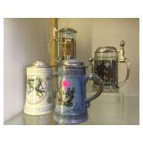 COLLECTION OF BEER STEINS