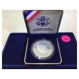 1987 U.S. CONSTITUTION SILVER DOLLAR W/CASE & COA