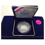 1987 U.S. CONSTITUTION SILVER DOLLAR W/CASE& COA