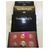 4- 1980 U.S. PROOF SETS