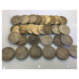 MORGAN & PEACE SILVER DOLLARS, 30XMONEY