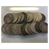 MORGAN & PEACE SILVVER DOLLARS, 24XMONEY