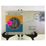 1973 $10 SILVER 'COMMONWEALTH OF THE BAHAMAS' COIN