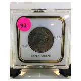 1900 MORGAN SILVER DOLLAR, CASED