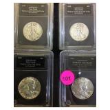 2-1935 LIBERTY HALF DOLLARS &1958,1963 FRANKLINS