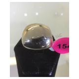 STERLING SILVER RING, SIZE 8