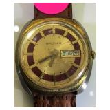 VINTAGE WALTHAM  WRIST WATCH W/LEATHER BAND