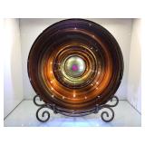 LARGE ART GLASS BOWL