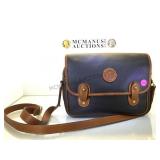 HUNTING WORLD BLK/BRN LEATHER CROSS-BODY BAG