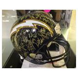 2006 SAN DIEGO CHARGERS TEAM SIGNED HELMET