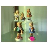 5 PIECE SET OF HUMMELS