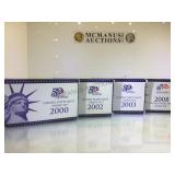 2000,2002,2003 & 2008 U.S. MINT PROOF SETS