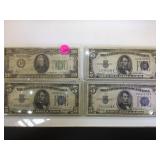 3 1934C-B $5 SILVER CERTIFICATES &1934  $20