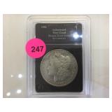 1902 MORGAN SILVER DOLLAR, CASED