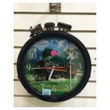 TELTIME LOCOMOTIVE WALL CLOCK