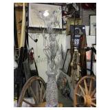CHROME FREE-FLOW LAMP 53' TALL