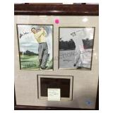 BYRON NELSON AND BEN HOGAN SIGNED PICTURES