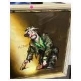 CLOWN COPY PAINTING #104/250 SIGNED BY ARTIST