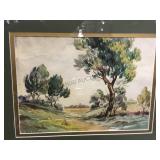 ORIGINAL DOW SIMPSON PLEIN AIR WATERCOLOR