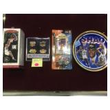 LA LAKERS PIN SET SHAQ ORNAMENT & MORE