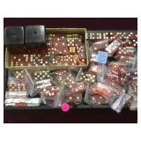 TRAY LOT OF VINTAGE CASINO DICE